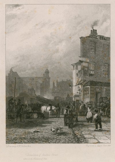 Démolition de Swallow Street, Londres - Augustus Wall Callcott